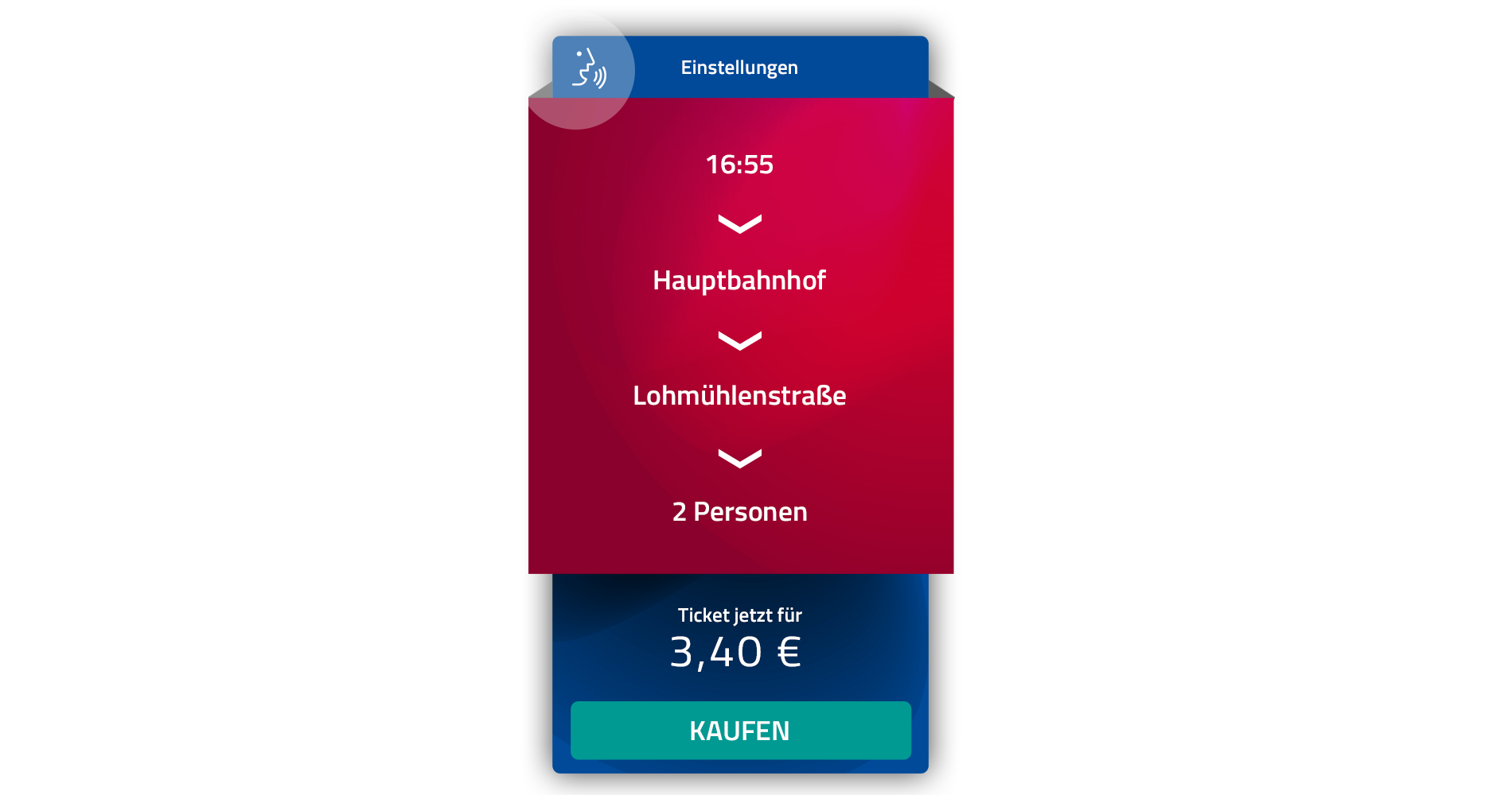 Beispiel Protoyp: Sprachassistent für Fahrkarten-Bestellung